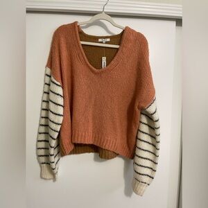 Maxwell Color Block Striped Sweater